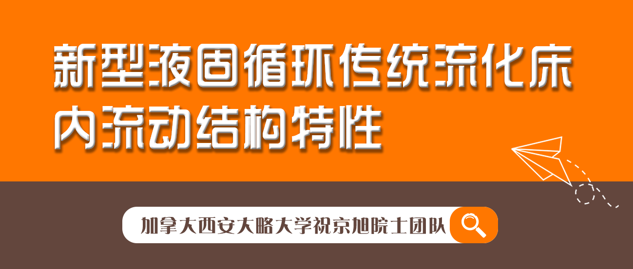 加拿大西安大略大学祝京旭教授团队：新型液固循环传统流化床内流动结构特性