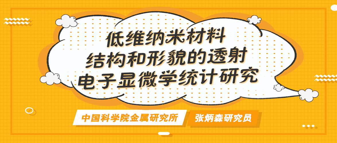 中科院金属所张炳森研究员团队：低维纳米材料结构和形貌的透射电子显微学统计研究