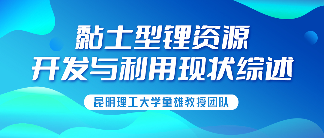 昆明理工大学童雄教授团队：黏土型锂资源开发与利用现状综述