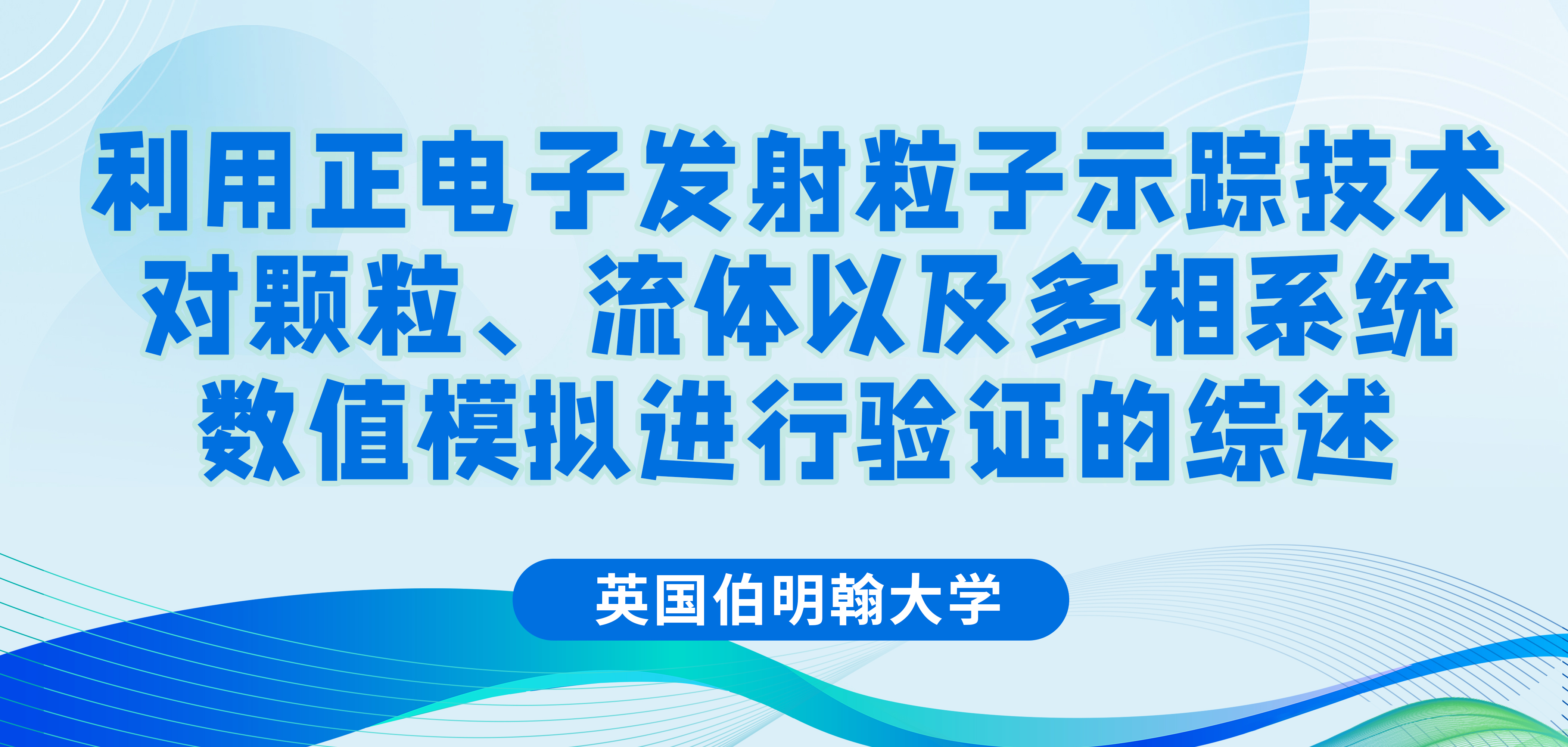 利用正电子发射粒子示踪技术对颗粒、流体以及多相系统数值模拟进行验证的综述