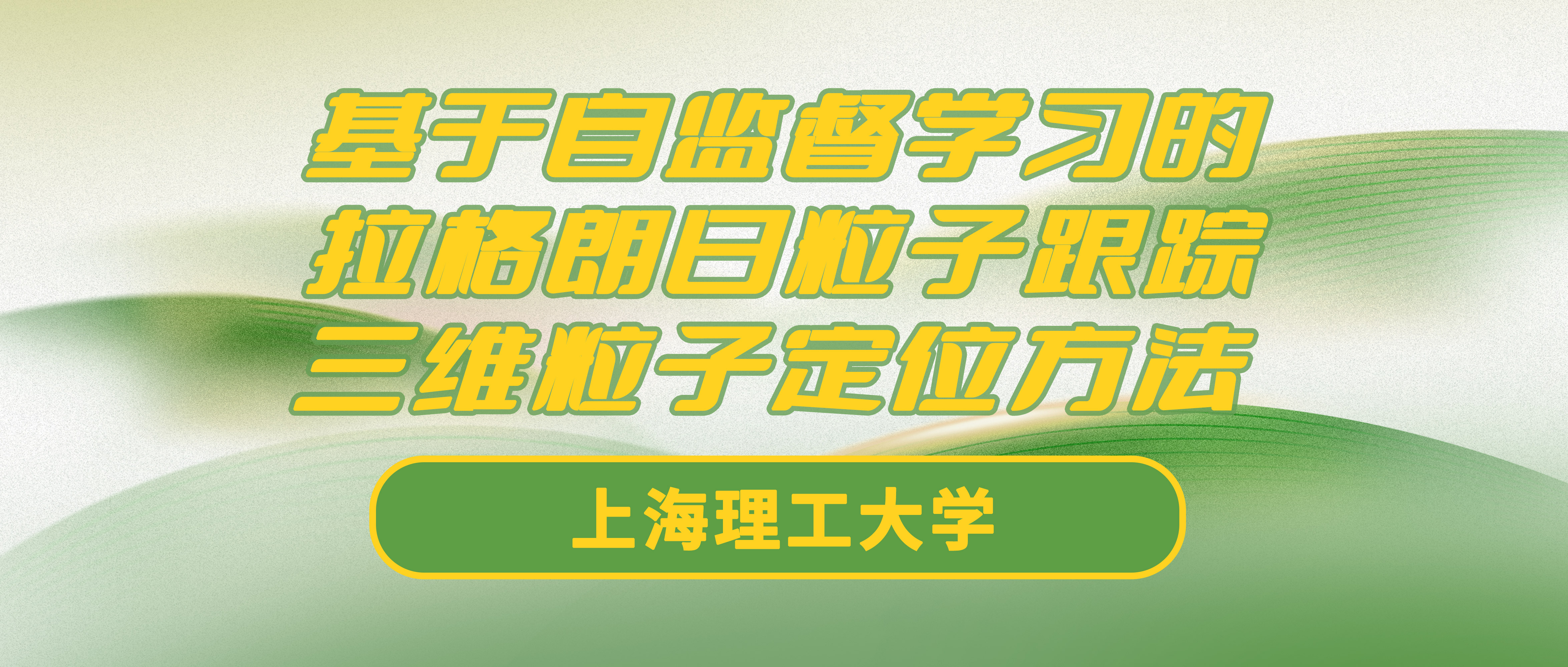 上海理工大学：基于自监督学习的拉格朗日粒子跟踪三维粒子定位方法